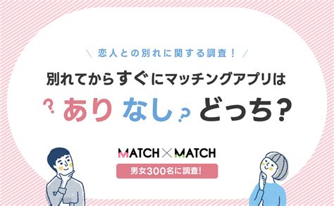 別れ て から 付き合う まで|恋人との別れに関する調査！別れてからすぐにマッチングアプリ .